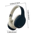 thumbnail image 3 of Foqnuq Wireless Bluetooth Headphones Over-Ear Noise Cancelling Long Battery Life Foldable Sports Music and Gaming Headset, 3 of 6