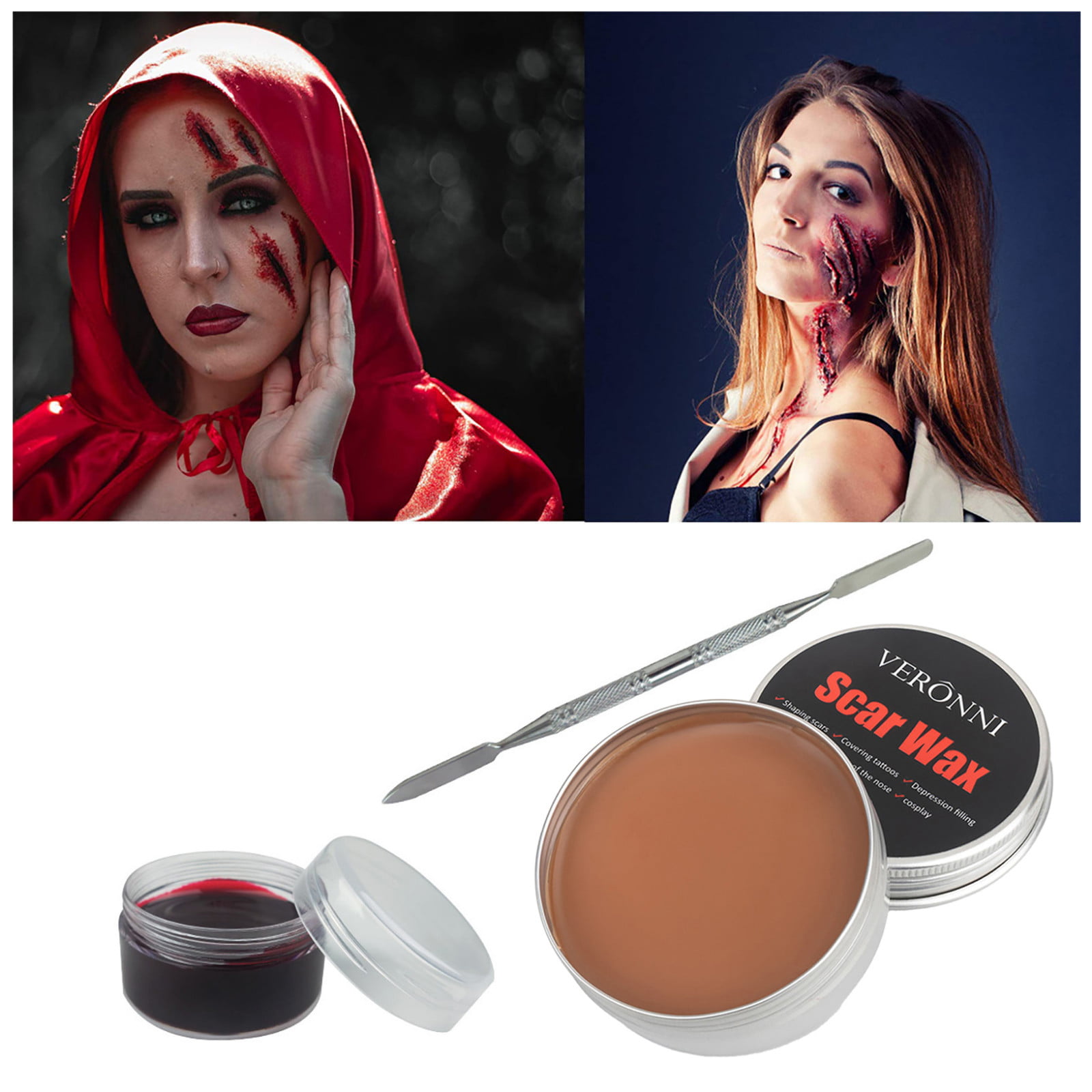 Hallowmas Makeup For Effects Fake Scar Skin Body Painting Waxset20ml -
