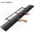 thumbnail image 4 of Ballucci 55" Floating Shelves for Wall, 2-Pack with Invisible Brackets, 6" Deep, Black, 4 of 12