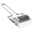 thumbnail image 1 of Stainless Steel Noodle Slicer Hanging Vegetable Peeler Rotated Dough Kitchen Making Tool, 1 of 8