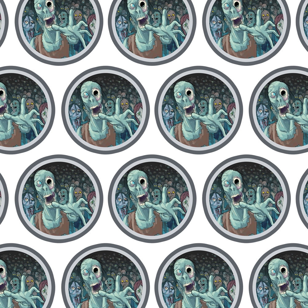 Zombie Horde Swarm Undead Premium Gift Wrap Wrapping Paper Roll