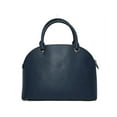 thumbnail image 2 of Michael Kors Large Emmy Leather Shoulder Dome Satchel Bag Navy New With Tags, 2 of 6
