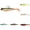 A,B,C,D,E,F, variant on 2 Pcs Soft Swimbait Lures Pre-Rigged Paddle Tail Fishing Baits Realistic Vibration Slow Sinking Action for Bass Trout Crappie Walleye Saltwater Freshwater River Lake Fishing, 3.54"