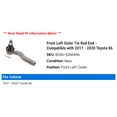 thumbnail image 2 of Front Left Outer Tie Rod End - Compatible with 2017 - 2020 Toyota 86 2018 2019, 2 of 2