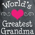 thumbnail image 3 of CafePress - World's Greatest Grandma Women's Classic T Shirt - Women's Traditional Fit Dark T-Shirt, 3 of 4