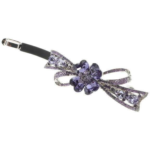 MEIBUTYUP Rhinestone Hair Clip Decorative Barrette Hair Accessory for Women and Girls 1 Piece
