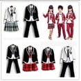 thumbnail image 3 of Disfraz infantil para estudiantes de primaria, coro de secundaria, disfraz de recitación, otoño e invierno, uniforme de estudiante británico de manga larga, 3 of 5