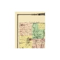 thumbnail image 3 of Historic County Map - Jefferson County Wisconsin - Snyder 1878 - 23 x 28 - Vintage Wall Art, 3 of 5
