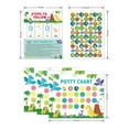 thumbnail image 4 of Potty Training Sticker Chart for Toddlers Dinosaurs Potty Chart with Stickers, 4 Sticker Sheet 1 0 Chart 20 Glue Point, Potty Sticker Chart for Toddlers, 4 of 5
