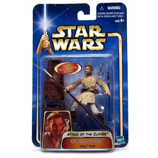 Figura de Acción Obi-Wan Kenobi de Star Wars AOTC Batalla contra Acklay