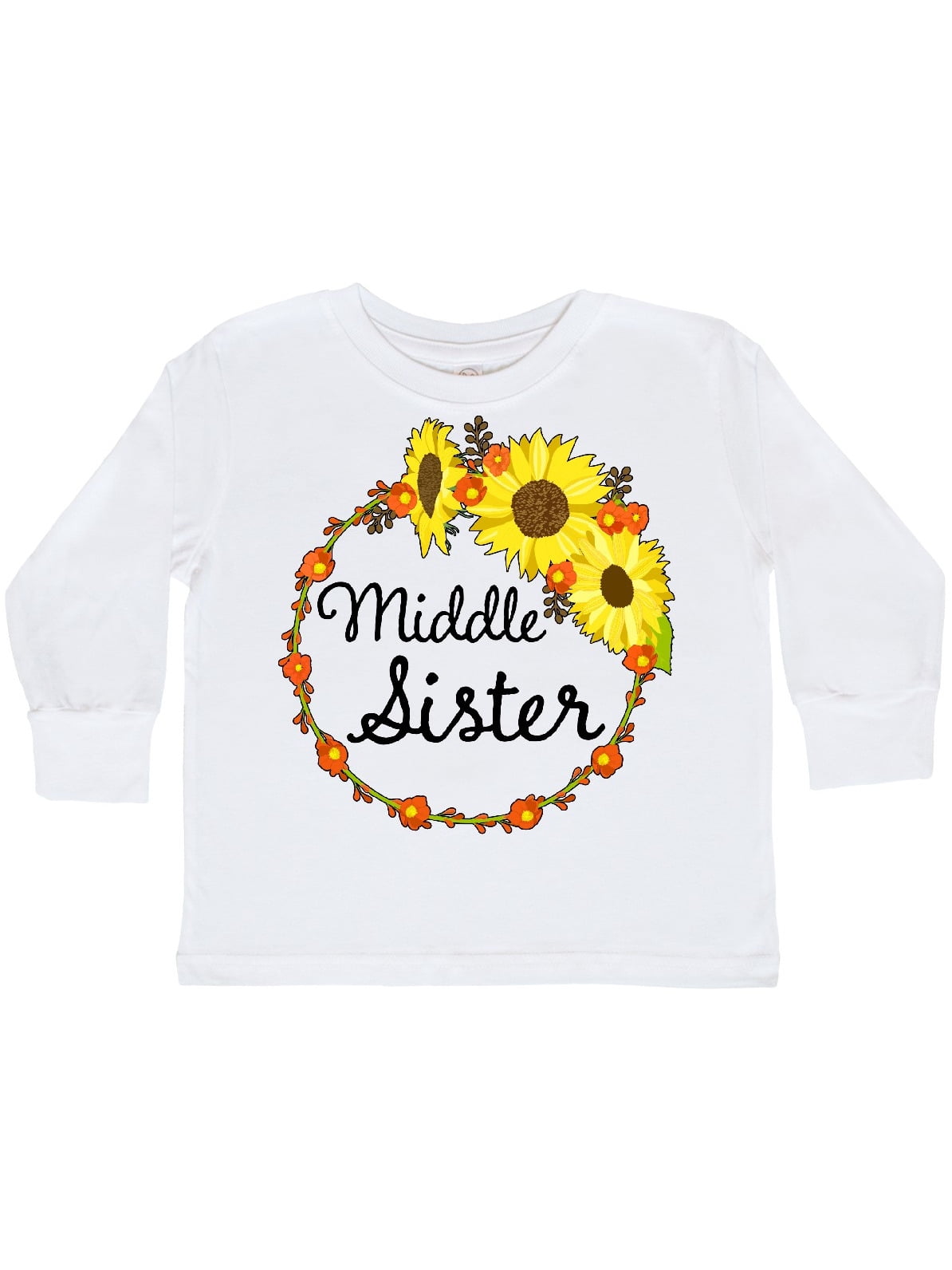 inktastic Middle Sister Announcement Toddler T-Shirt