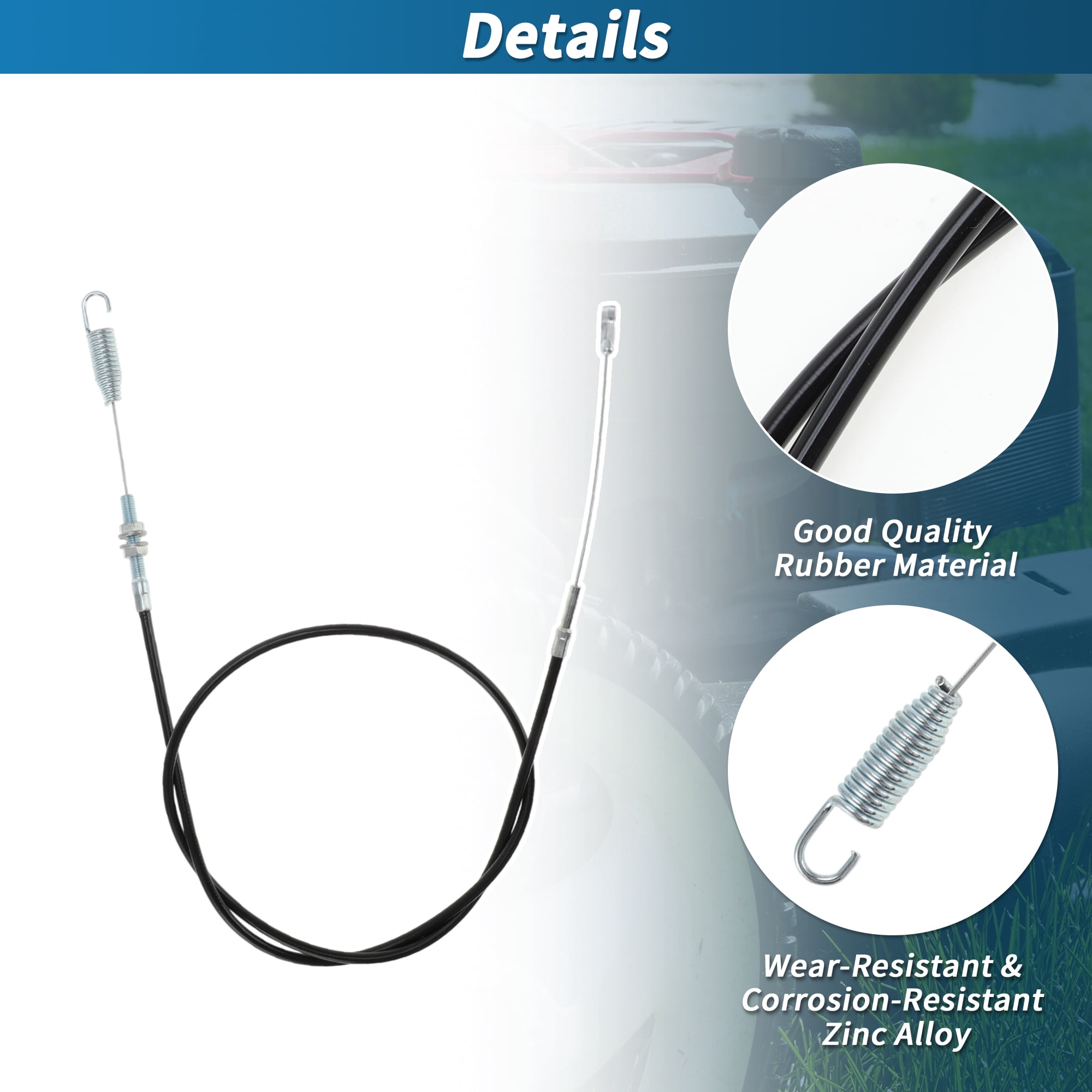 Unique Bargains GX21634/GX22026 Push Pull Control Cable for John Deere Lawn Mowers