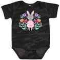 thumbnail image 3 of Inktastic Easter Scandinavian Bunny with Flowers Boys or Girls Baby Bodysuit, 3 of 5