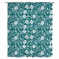thumbnail image 2 of Green White Floral Sheer Curtains 72 Inches Long, Farmhouse Retro Botanical Leaves Light Filering Curtains, Breathable Simi Curtain Privacy Drapes for Living Room Bedroom Lightweight Window Treatment, 2 of 9