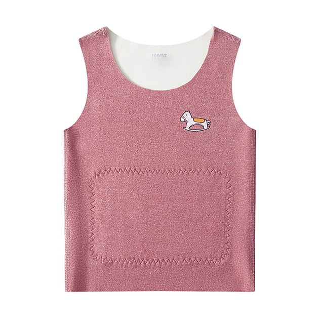 Zhuashum Vêtements pour Garçons 5-6 Ans Été Débardeur Sans Manches Col Rond Filles Mignon Zoo Animal Cheval dans Poche Débardeur Classique Vêtements pour Garçons Rd1