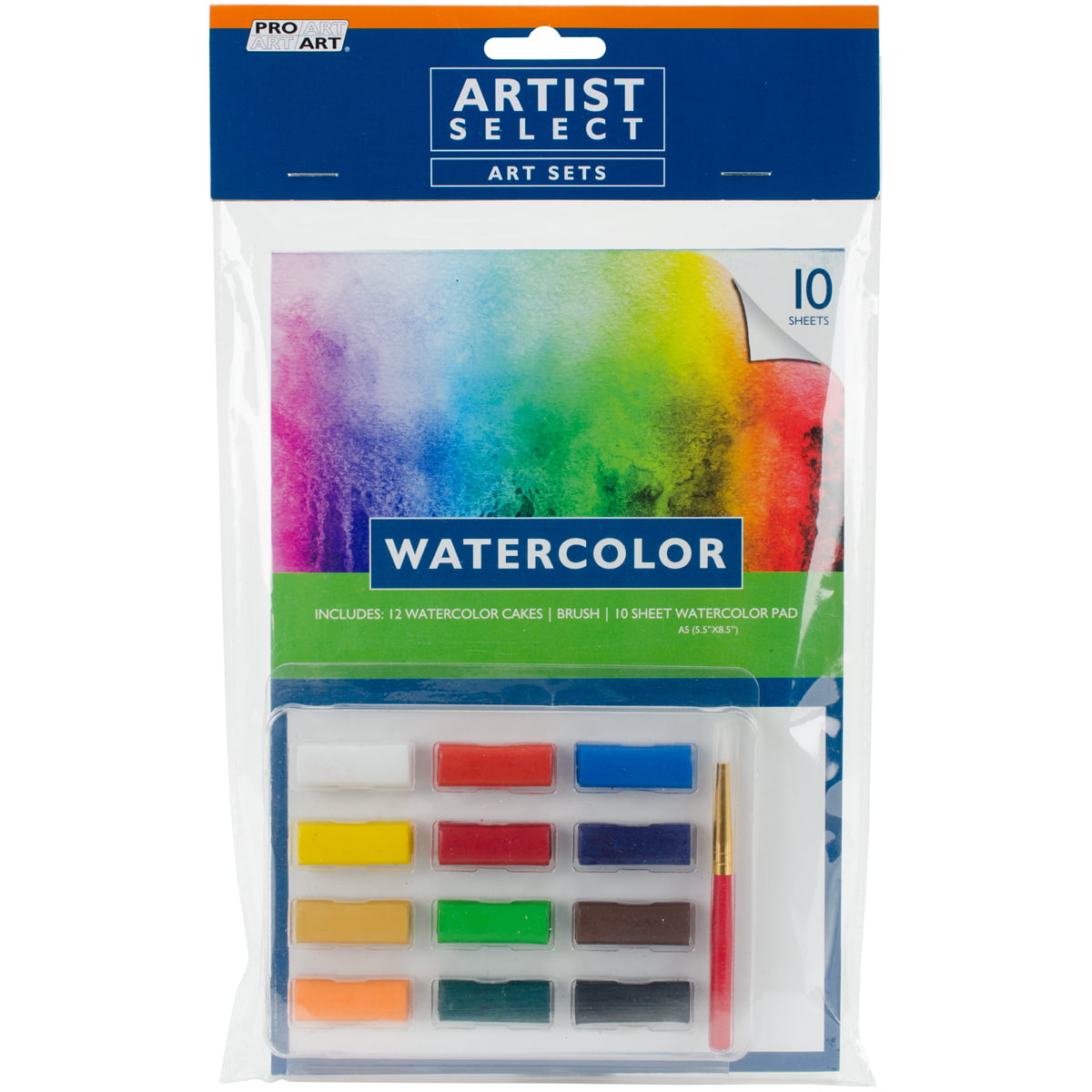 Pro Art Watercolor Set-12Pcs - Walmart.com