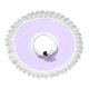 thumbnail image 2 of Collar cónico para gatos jinwen arnés para perros protector de cuello L Morado, 2 of 8
