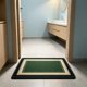 thumbnail image 4 of Alfombra de baño absorbente antideslizante con patrón decorativo, lavable a máquina, de 60x40 cm para baño, dormitorio, entrada., 4 of 6