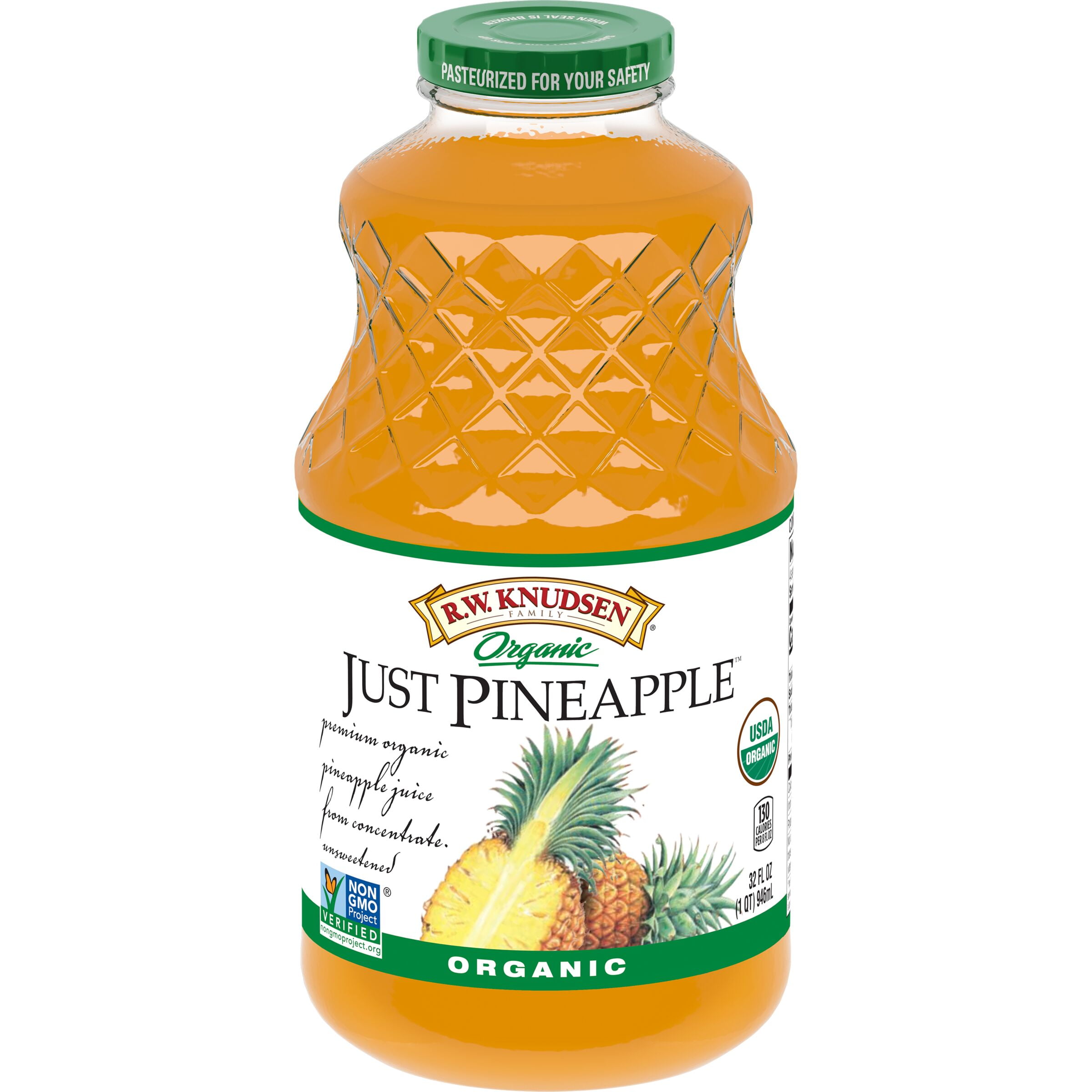 R.W. Knudsen Family Organic Pineapple Juice, 32Fluid Ounce Walmart