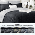 thumbnail image 7 of U by Bedsure King Comforter Set,7 Pieces Bed in a Bag, Reversible Lightweight Bedding Set, Black, 7 of 7