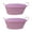 Pink, variant on Oval Iron Planter Container Metal Flower Pots Tub Bucket With Handle For Tabletop Garden Balcony And Party Decoration 2x