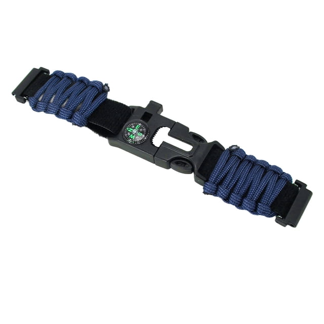 Correa de Reloj Paracord 6 en 1 Pulsera Paracord de 22 Mm Apta para Correa de Reloj Huami Pulsera Deportiva para Aventuras de Camping Al Aire Libre ANGGREK Otros