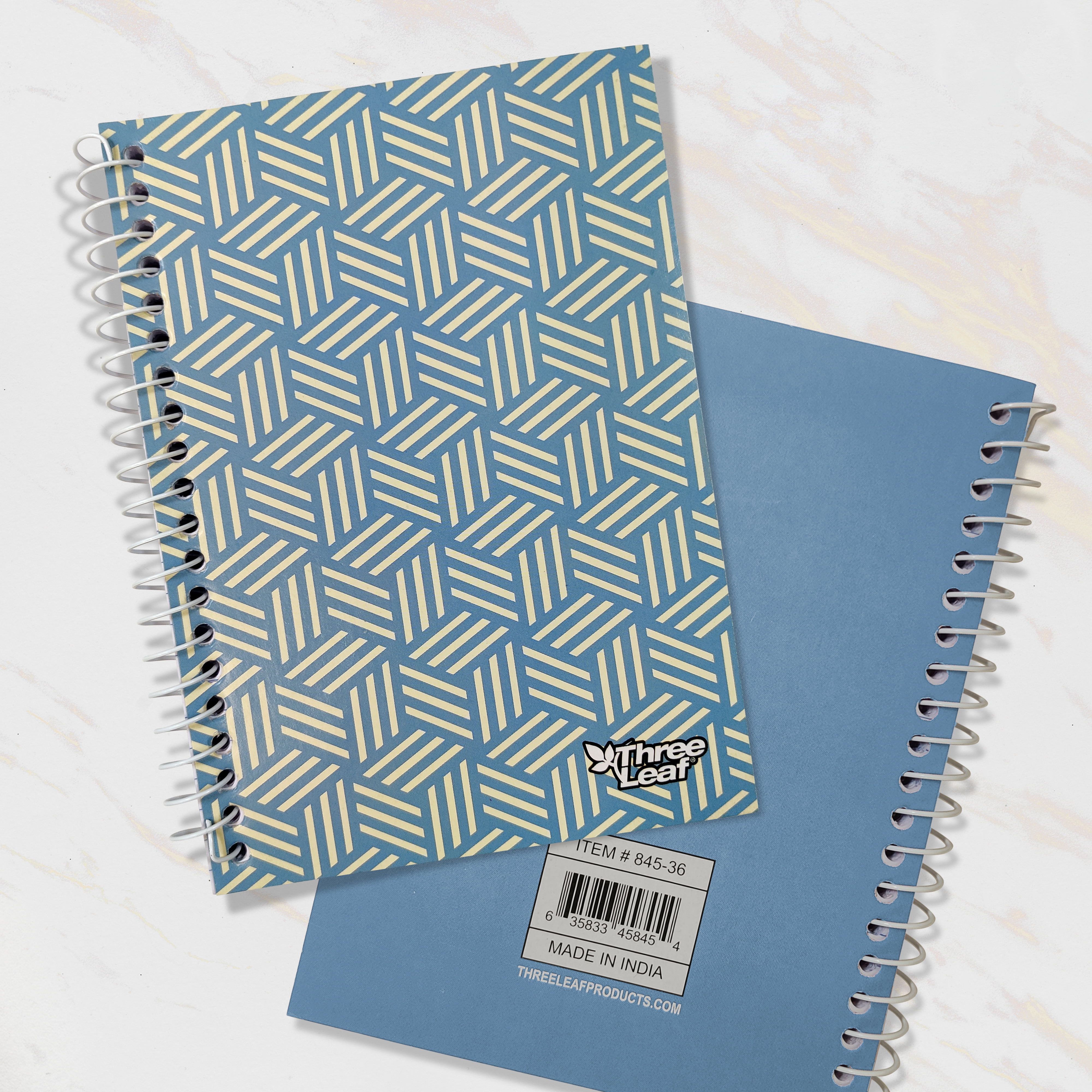 Three Leaf 120 Ct. 5 X 7, Personel Notebook, Pack Of 12, Writing Notebooks, Travel Writing Notebooks, Journal Notepad for Office, Study and Notes
