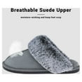 thumbnail image 2 of VONMAY Women's Scuff Slippers Fuzzy Indoor Outdoor House Shoes, 2 of 8