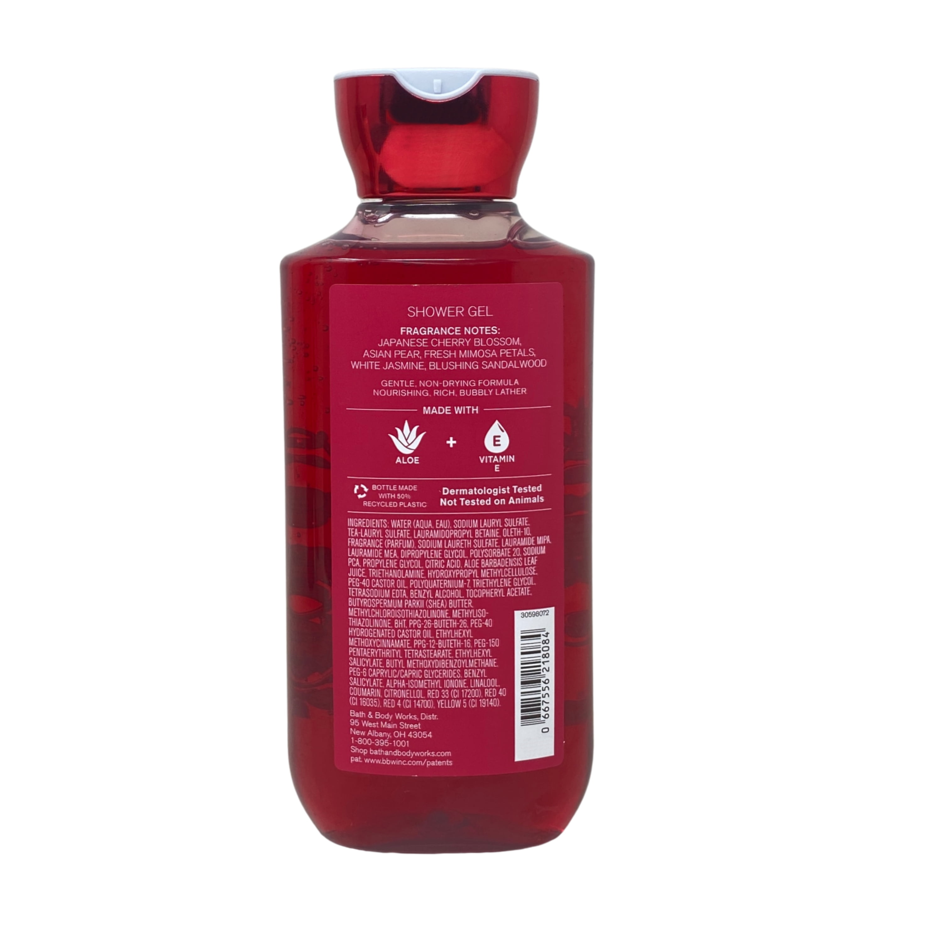 Bath & Body Works Japanese Cherry Blossom - 2 Shower Gels with a Cherry On Top Bar Soap