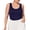 Tank Tops for Women under $5-Dark Blue, variant on Brilliant Tank Tops for Women Plus Size Women's New Plus Size Solid Color Lace Racerback U-Neck Camisole Sleeveless Tank Tops Black XXL
