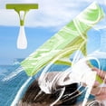 thumbnail image 1 of Three In One Glass Scraping Brush, Household Multi-function Window Cleaning Tool With Sprayer, Sponge Brush For Glass, Mirror, Tile, Car, Comfortable Grip, Durable Rubber Strip, 1 of 7