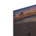 thumbnail image 2 of Luxe Metal Art 'Footsteps At Sunrise' by Jonathan Ross, Metal Wall Art, 16"x12", 2 of 9