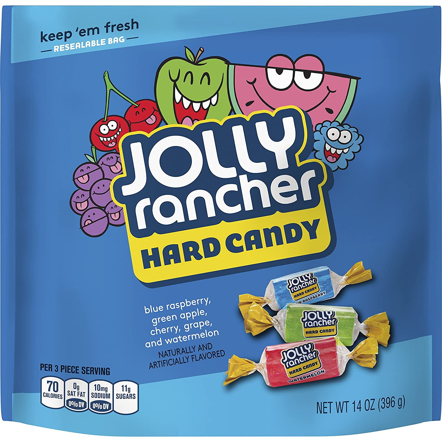 JOLLY RANCHER Hard Candy, Assorted, 14 Ounce