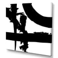thumbnail image 2 of Porch & Den  Black and White Crossing Paths I" Gallery-wrapped Canvas 36 in. wide x 36 in. high, 2 of 5