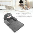 thumbnail image 4 of 2 in 1 Sofa and Sleeper Bed Adorable Cartoon Design, Lightweight and Portable Sponge Material Foldable Kids Sofa for Reading Relaxing Playing and Sleeping with a Fun Touch, 4 of 7