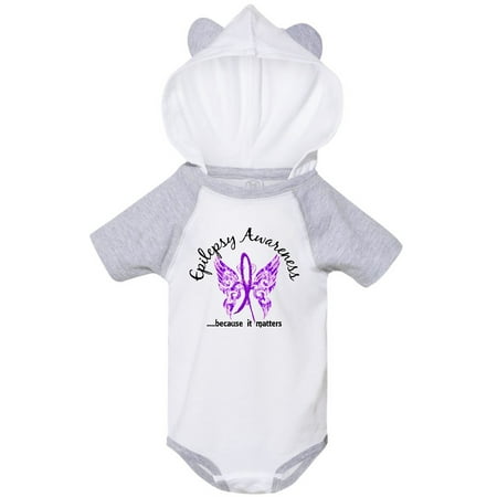 

Inktastic Epilepsy Butterfly 6.1 Gift Baby Boy Bodysuit