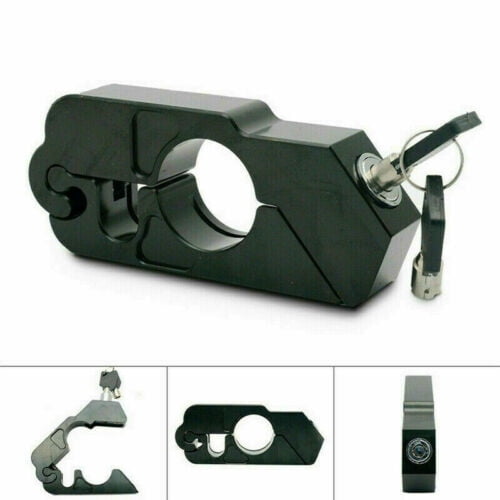 Motorcycle Grip Lock Handlebar Throttle Motorbike Bike Brake Heavy Duty