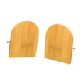 thumbnail image 4 of Bookends decorativos titulares de libros bambú de madera decoración del hogar organización eficiente stopers book fines para sala de estar guarderías L, 4 of 8