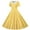 Yellow, variant on OGLCCG Girls Vintage Polka Dot Swing Dresses Audrey Print Short Sleeve Dress with Peter Pan Collar A-Line Party Princess Dress 5-14 Years