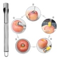 thumbnail image 4 of Cuchara de bola de fruta Removedor de núcleo de acero inoxidable Limón Bricolaje DIY Handtools resistente al calor Kit de utensilios de cocina suministros de casa 3 piezas Inevent HA010456-00, 4 of 6