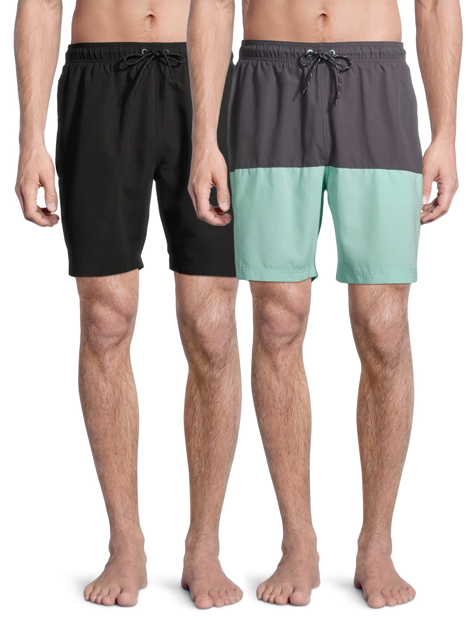 Guy Solid and Colorblock Swim Short 