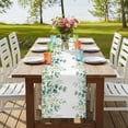 thumbnail image 4 of Table Runners 72 Inches Long Dress Scarves, Green Eucalyptus Leaves Farmhouse Kitchen/Dining Table Runner, Coffee Tablerunners, Watercolor Spring Summer Botanical 18x72 Inch, 4 of 9