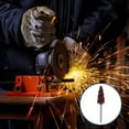 thumbnail image 4 of 20pcs Cone Shape Abrasive Flap Wheel with Handle for Deburring Sanding, 4 of 8