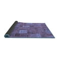thumbnail image 2 of Ahgly Company Indoor Rectangle Patchwork Blue Transitional Area Rugs, 7' x 10', 2 of 4