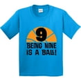 thumbnail image 3 of Inktastic 9th Birthday Basketball Sports Boys Youth T-Shirt, 3 of 5