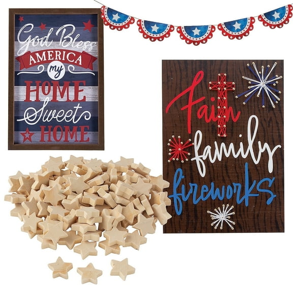 Fun Express Patriotic Religious Craft & Decorating Kit Assortment May Vary