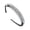 Silver, variant on Full Rhinestones Hairband NonSlip Gentle Teeth Comb Headband Fashionable Hairhoop For Girls And Women Hair Styling
