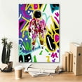 thumbnail image 5 of Epic Graffiti 'Colorful Astronaut Graffiti Art 6 ' by Irena Orlov Giclee Canvas Wall Art, 18"x26", 5 of 8
