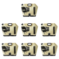 thumbnail image 1 of 7uds. Bolsa de agua para acampar Portátil 8L Bolsa plegable multipropósito Sin fugas Caqui, 1 of 2