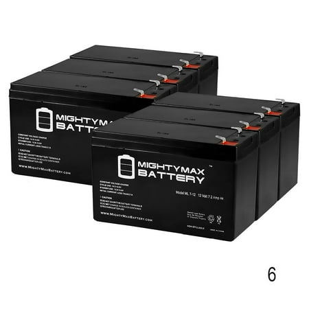 12V 7.2AH SLA Battery for Marcum VX-1Pro - 6 Pack